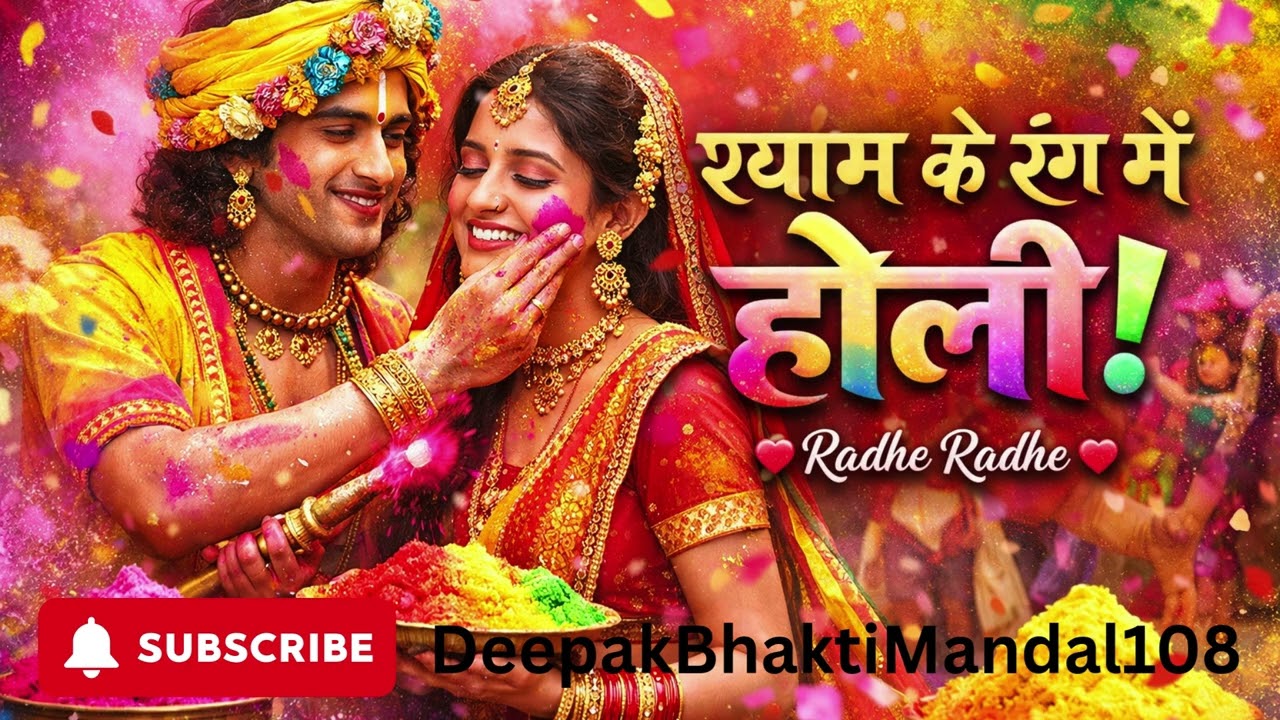 Vrindavan Holi 2026  होली स्पेशल भजन  | श्याम के रंग में होली | Radha Krishna Holi Song | #bhajan