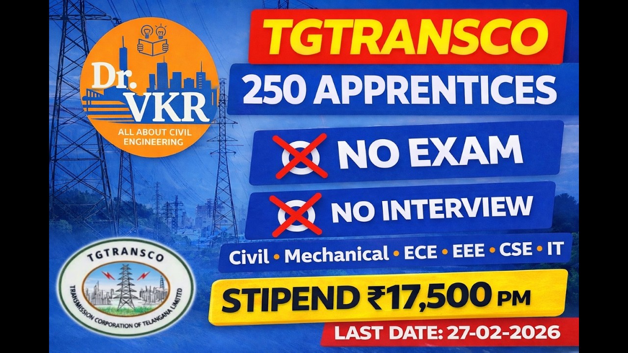 TGTRANSCO 2026 Apprentice Recruitment | No Exam + Direct Merit | Don&rsquo;t Miss This I #TGTRANSCO #NATS