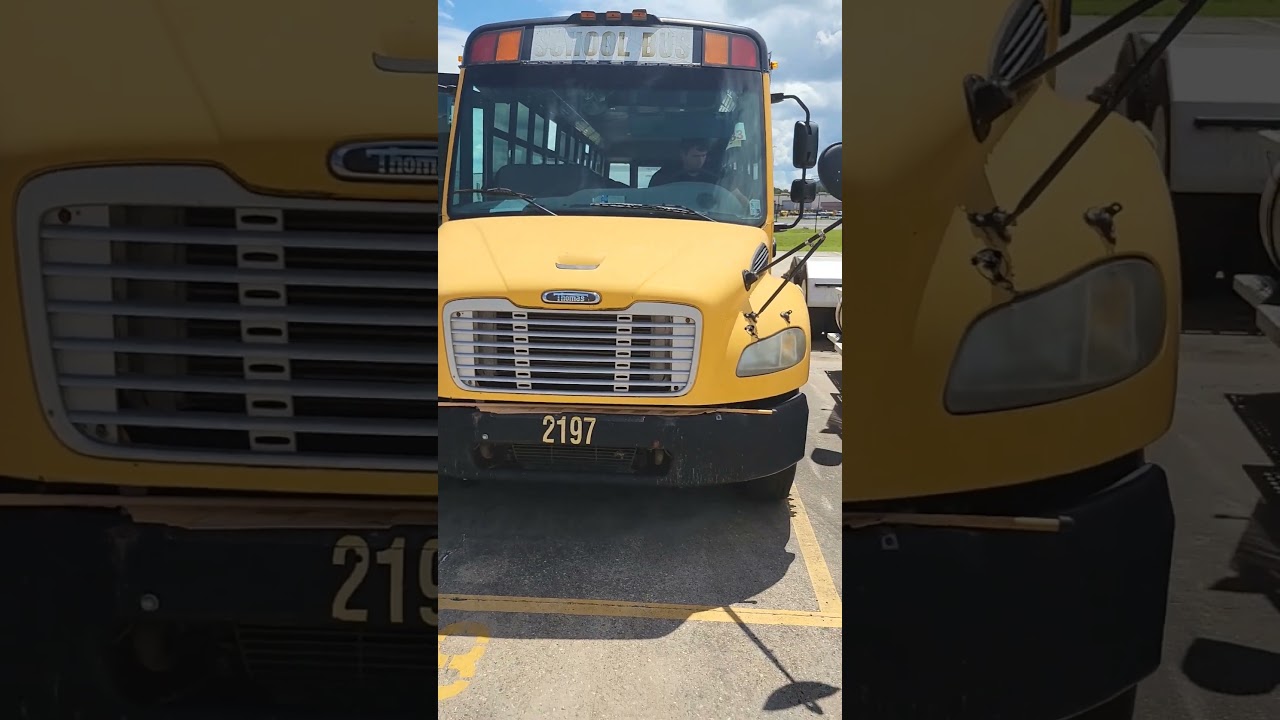 2007 Thomas C2 Startup and Idle #schoolbus #shorts