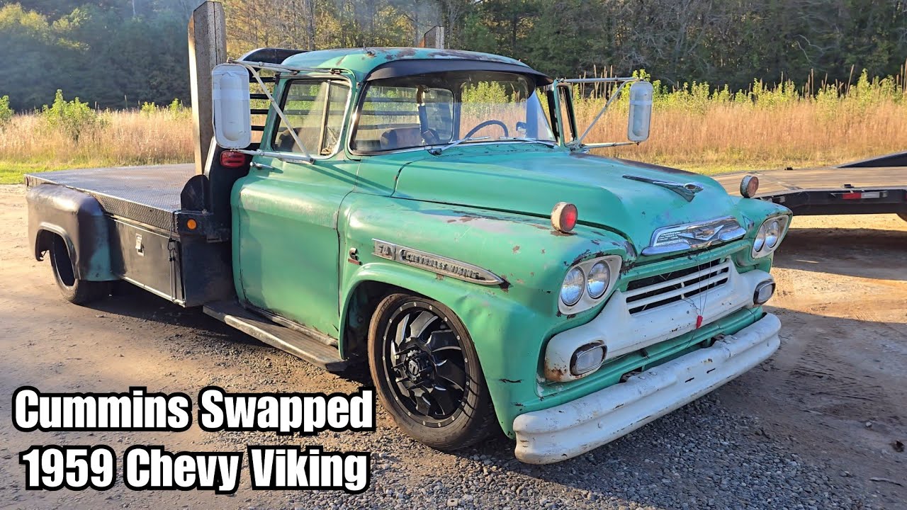 Loading this Cummins powered Chevy Viking was a REAL test 👀 #Cummins #Chevy