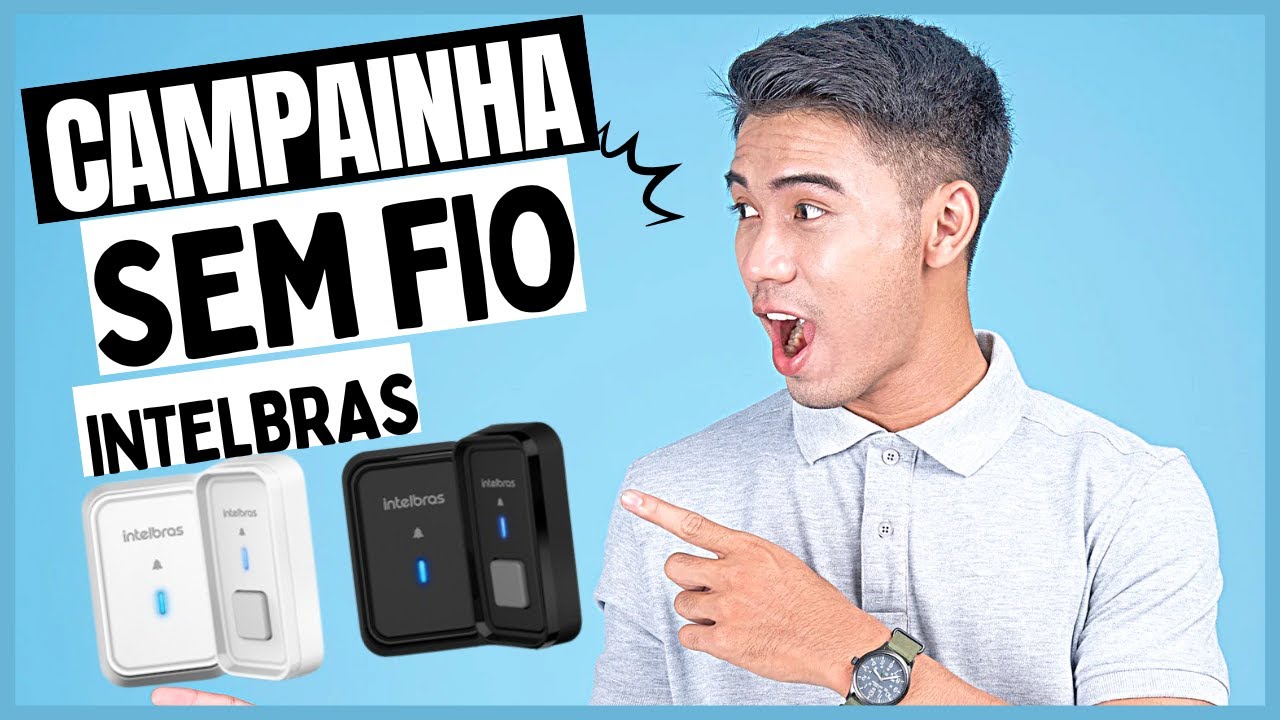 Campainha Sem Fio INTELBRAS CIB 101 - Unboxing - Link De Compra na Descrição