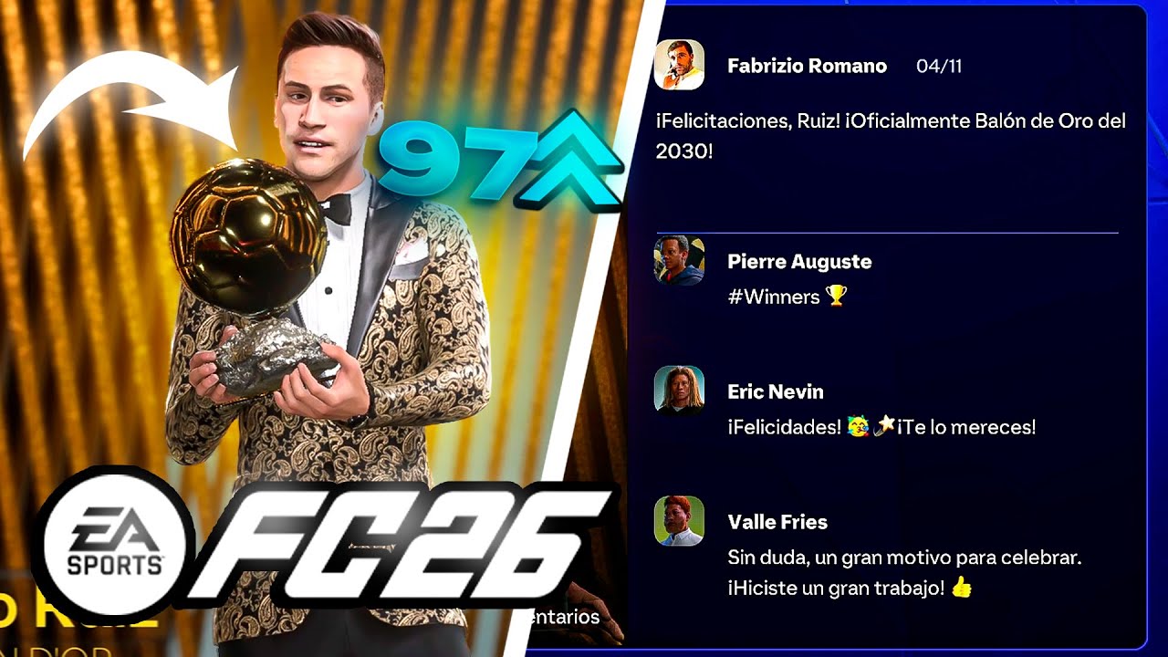 COMO GANAR EL BALON DE ORO en MODO CARRERA JUGADOR EA SPORTS FC 26