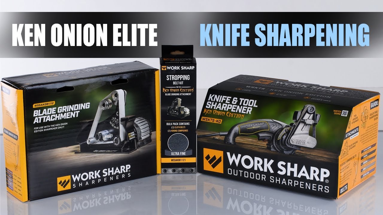 How To Use the Work Sharp Ken Onion Blade Grinder Attachment