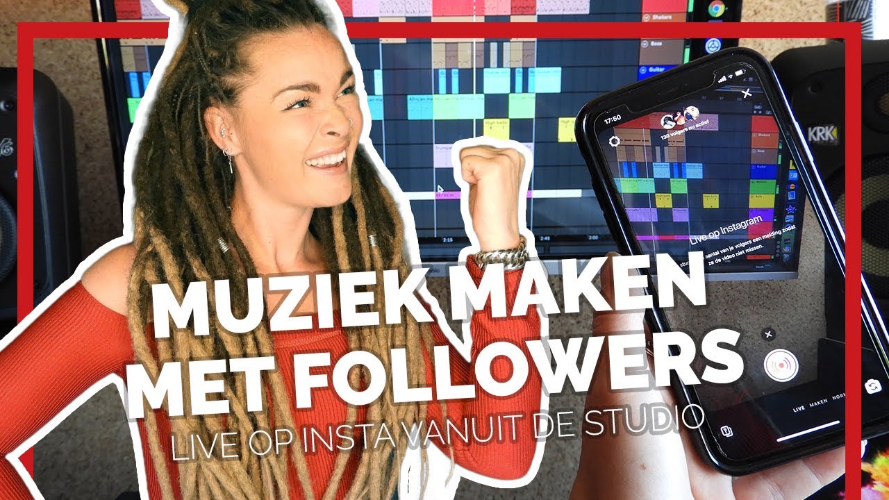 #12 Muziek maken met Followers [LIVE OP INSTA] // Dawn Panty Vlog