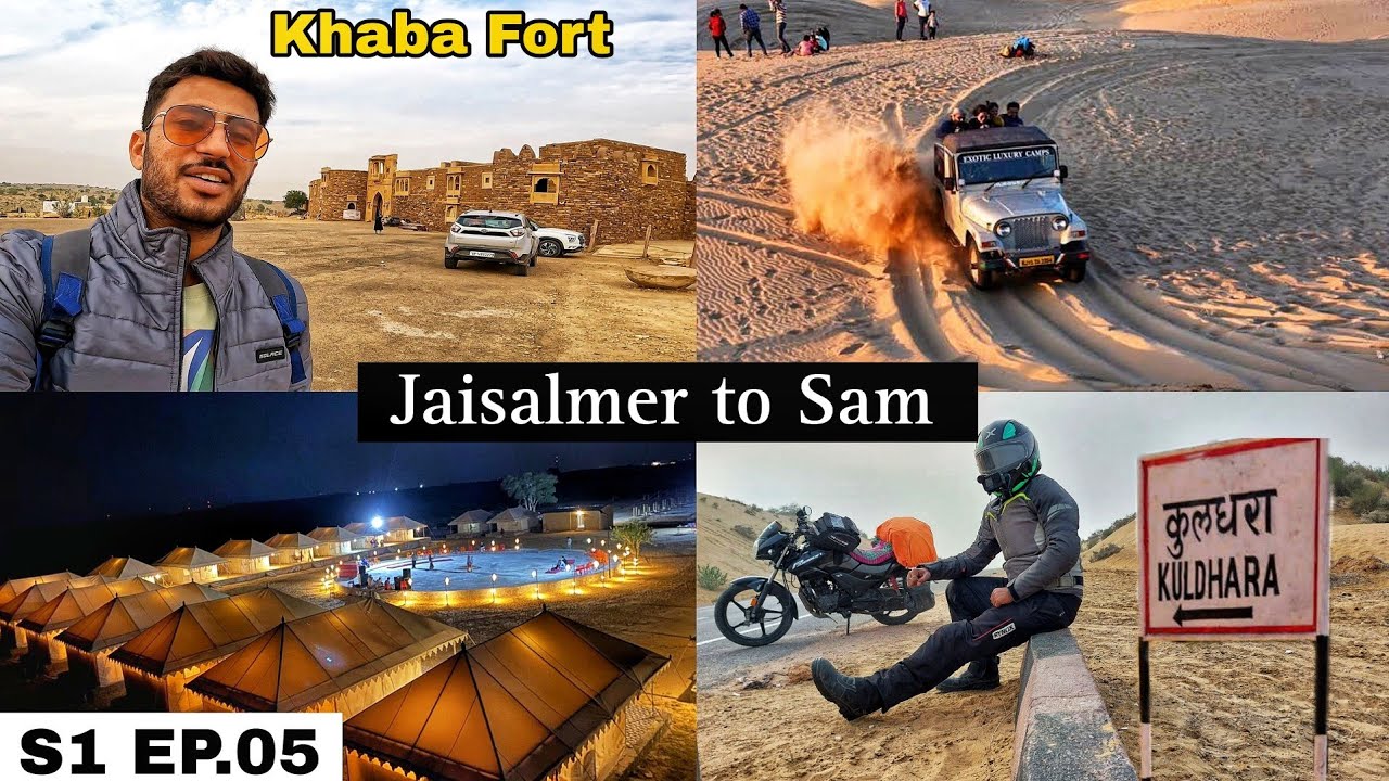 Jaisalmer to Kuldhara & Khaba Fort: A Motorcycle Adventure Through Thar Desert Of Rajasthan India