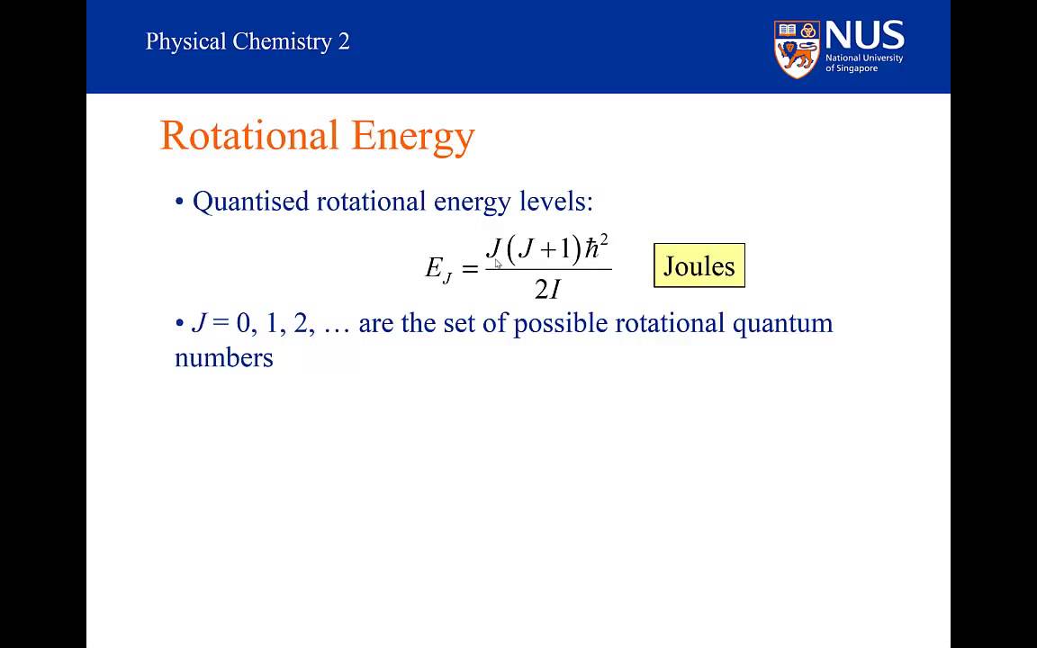Rotational Spectroscopy - Part IV