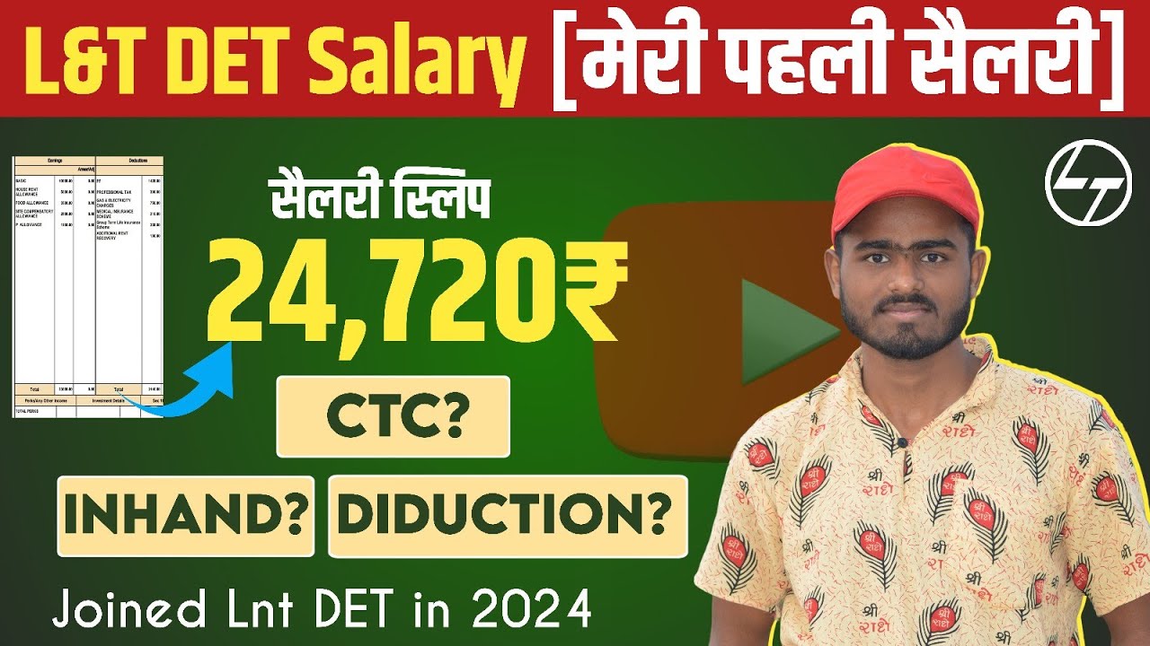 My First Salary in Lnt DET | Lnt DET salary | Shatru Talks