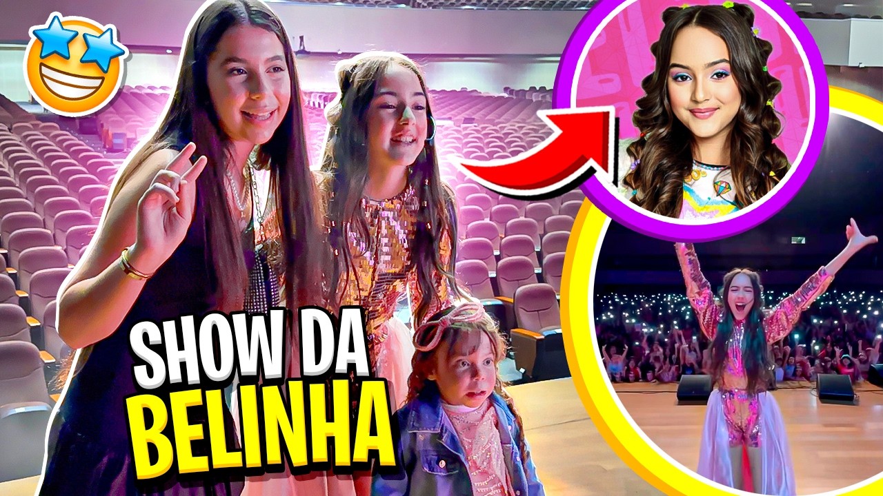 SARAH E ELOAH foram para o SHOW DA BELINHA | Família Araújo