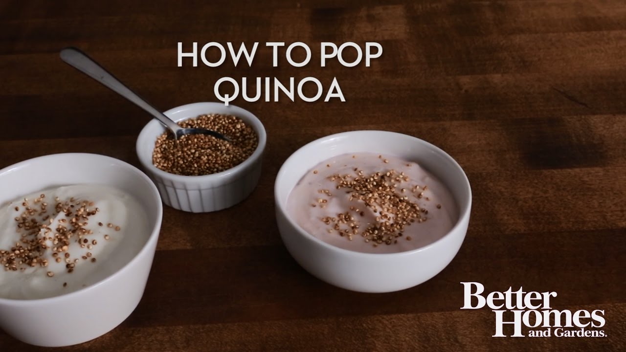 How to Pop Quinoa