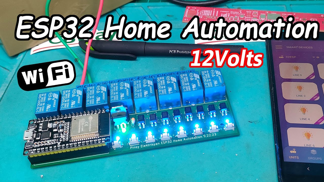 12V ESP32 Home Automation