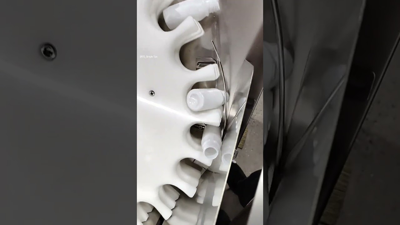 Clever Automatic Bottle Conveyor Techniques！#automatic #process #manufacturing