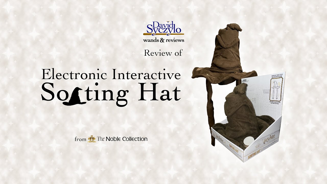 Electronic Interactive Sorting Hat (2022) - The Noble Collection