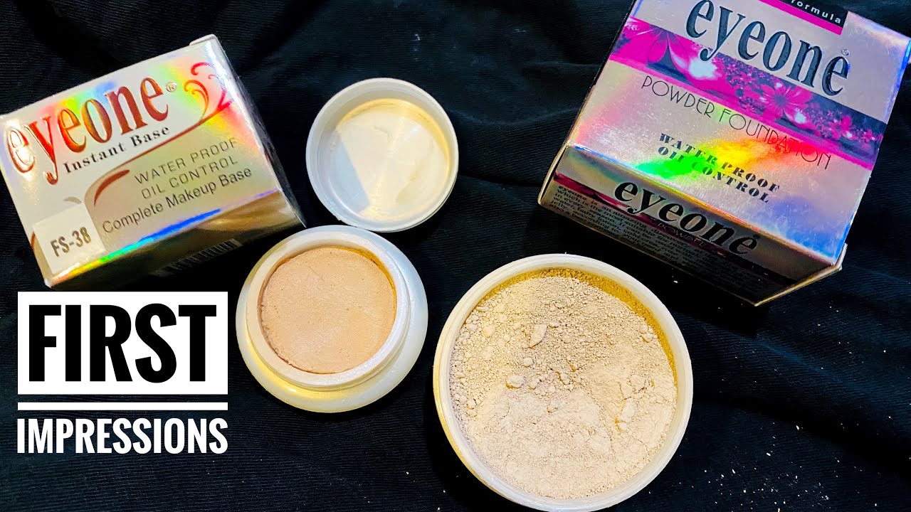 Eyeone Instant Base & Powder Foundation First Impressions.