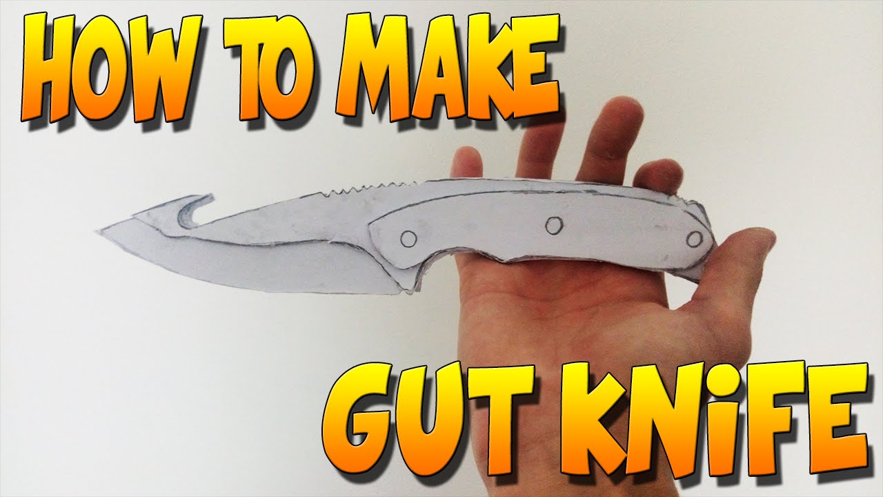 How to Make a Paper CS:GO Gut Knife