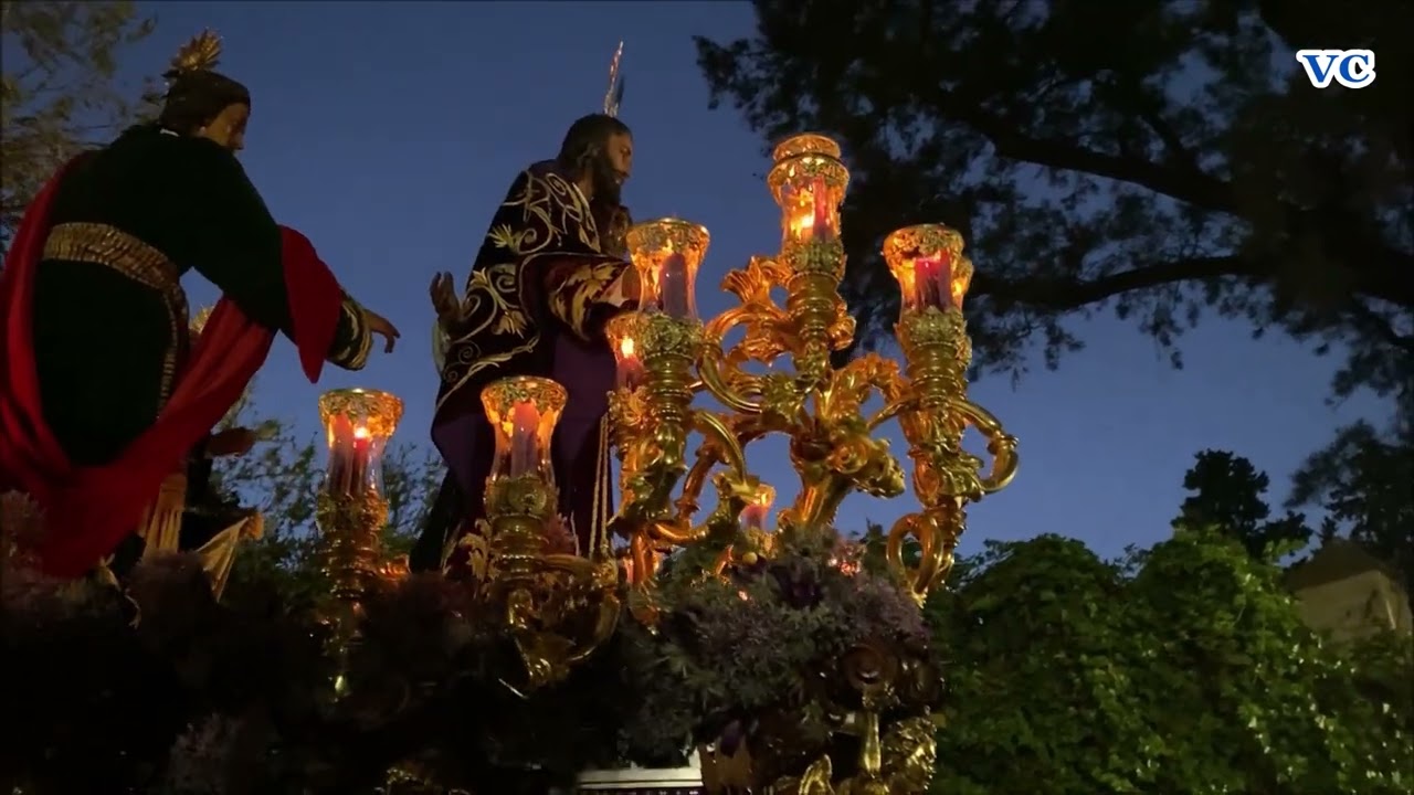 VC: ESPECTACULAR LA REDENCIÓN POR LOS JARDINES DE MURILLO | SANTO ENTIERRO GRANDE SEVILLA 2023