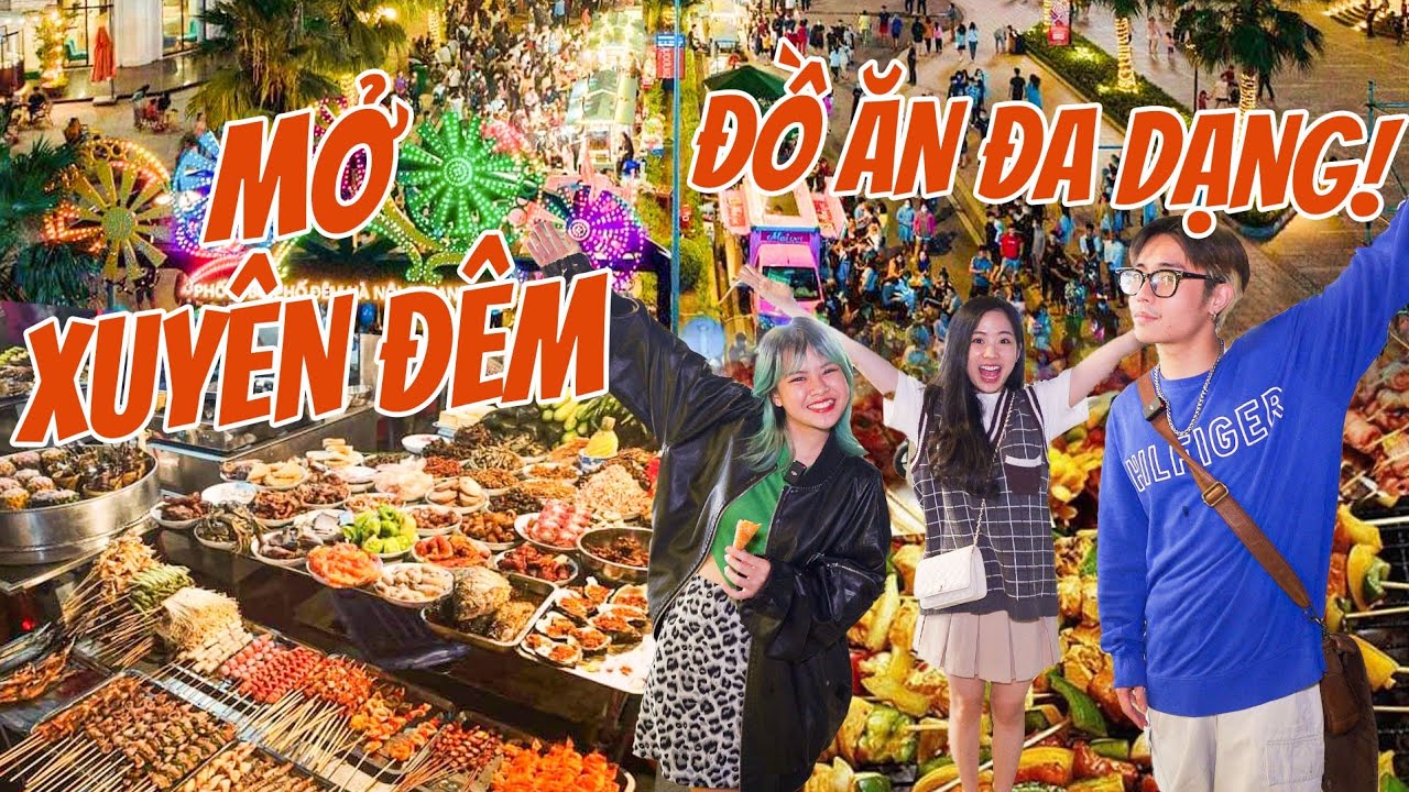 Khám phá CHỢ ĐÊM ẨM THỰC tại khu nhà giàu VinHomes đầu tiên tại Hà Nội!
