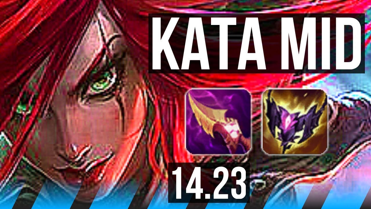 KATARINA vs FIZZ (MID) | Quadra, Legendary | KR Diamond | 14.23