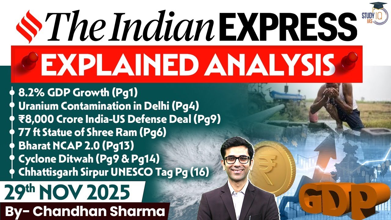 Indian Express Analysis | 29th November 2025 | The Indian Express Newspaper Analysis