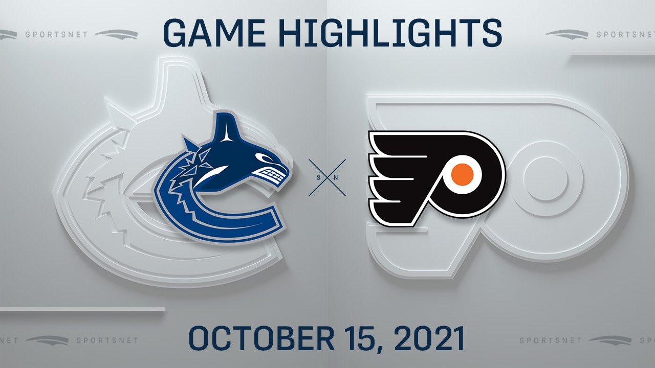 NHL Highlights | Canucks vs. Flyers - Oct. 15, 2021