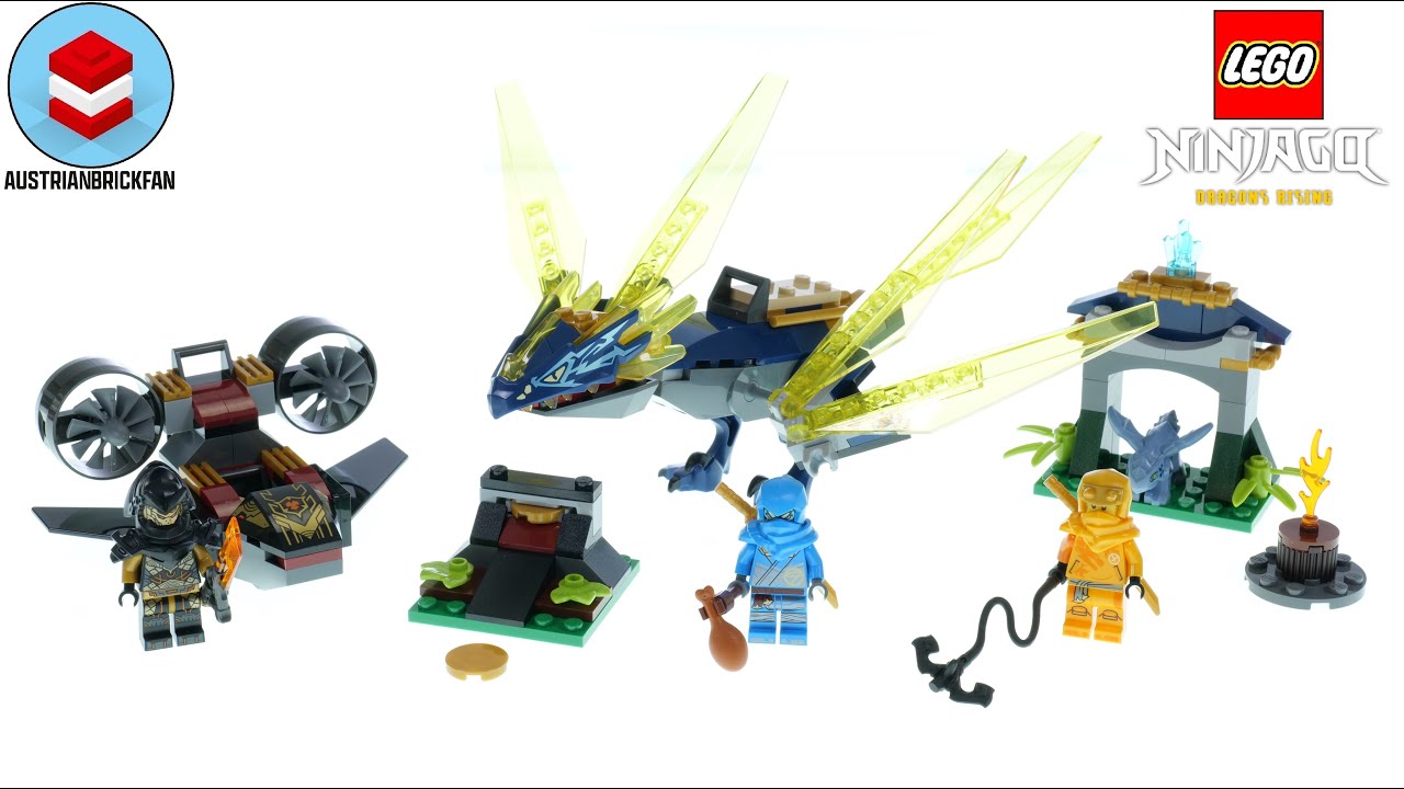 LEGO Ninjago 71798 Nya and Arin's Baby Dragon Battle - LEGO Speed Build Review