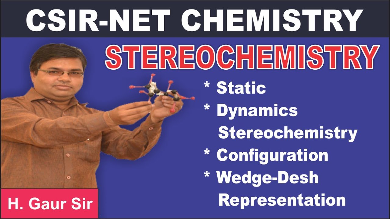 Stereochemistry | Wedge Dash Representation | CSIR NET Chemistry