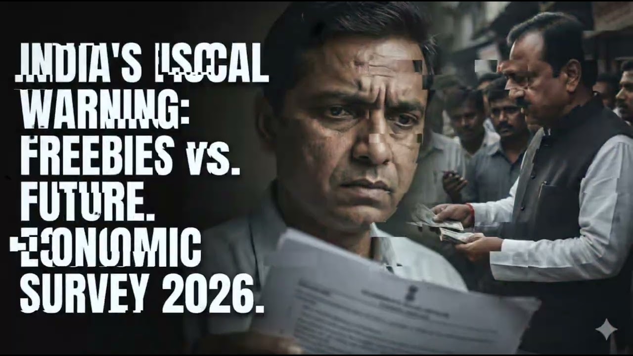 Economic Survey 2026 SHOCKING Warning: Freebies Bankrupting India! 😱