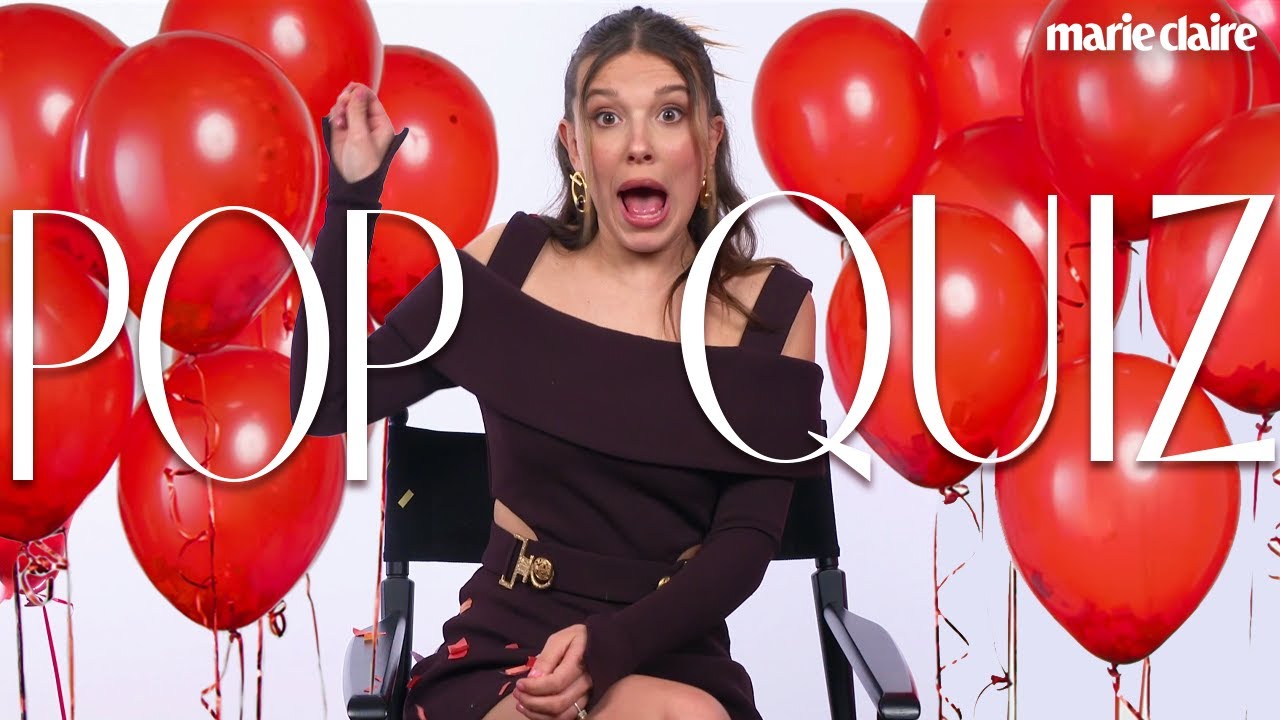 Millie Bobby Brown Sings Beyoncé, Ariana Grande, and Wiggles Her Ears in 'Pop Quiz'