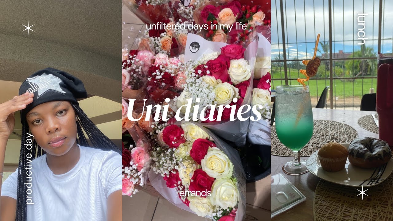 UNI DIARIES || studying, crashing out , first youtube video & more. SOUTH AFRICAN youtuber!! 
