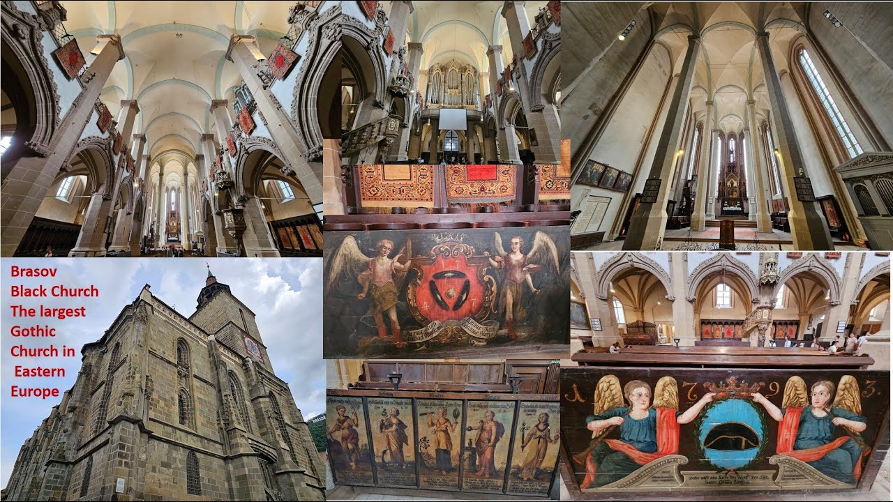 Biserica Neagră or  Black Church in Brashov, Romania