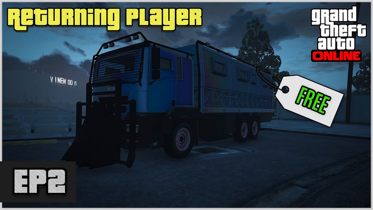 Getting the Brickade 6x6 for FREE! • Starting out in GTA Online as a Returning Player • EP2