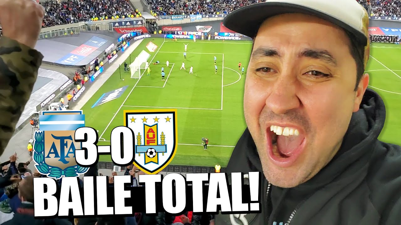 ARGENTINA 3 - 0 URUGUAY | Reacción en el Estadio | Eliminatorias Qatar 2022