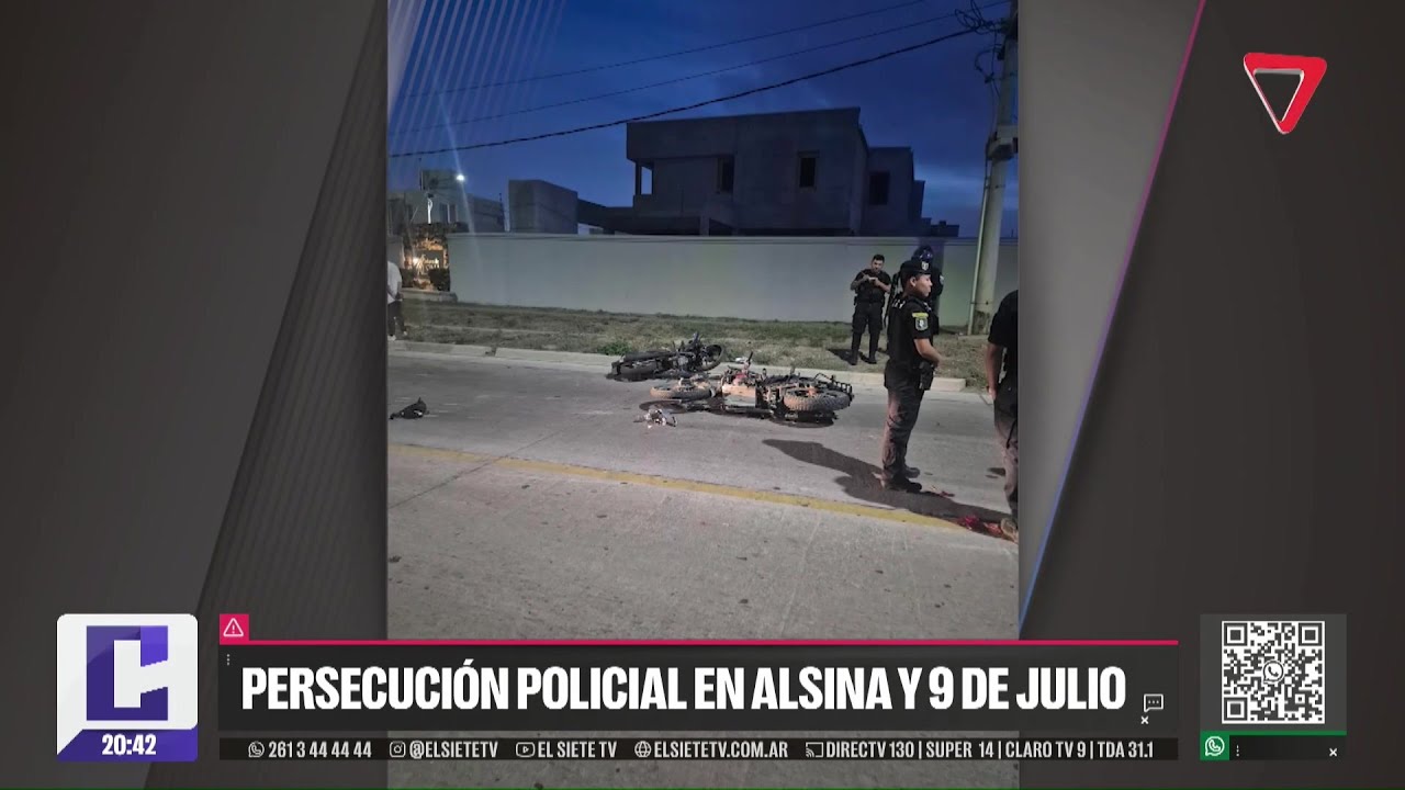 ¡Tensión en Mendoza! Persecución POLICIAL en Alsina y 9 de Julio