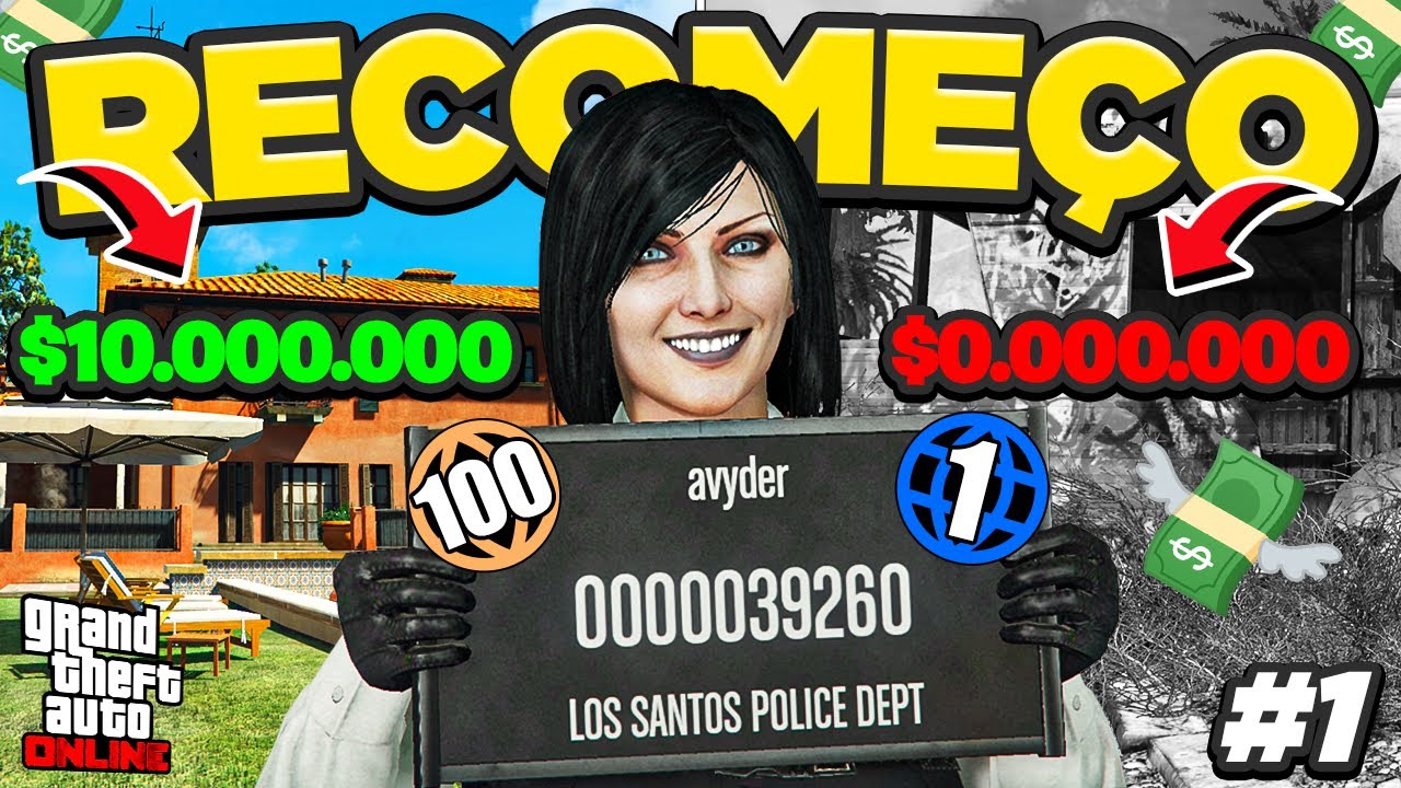 COMEÇANDO do ZERO no GTA ONLINE em 2024 de FORMA CORRETA! #1