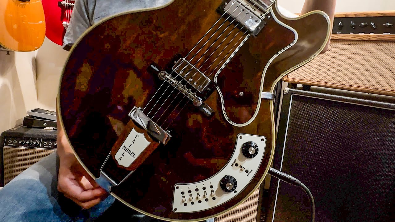 【ヴィンテージ】1967年製のエピフォンを弾いてみた Epiphone Caiola Custom / 1967年製  Fender Proreverb / バリトーンスイッチによる多彩な音色！