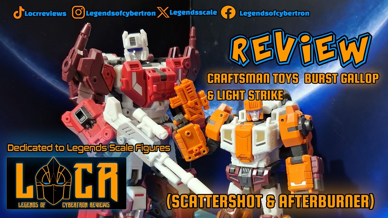 Craftsman Toys Burst Gallop & Light Strike (SCATTERSHOT & AFTERBURNER)