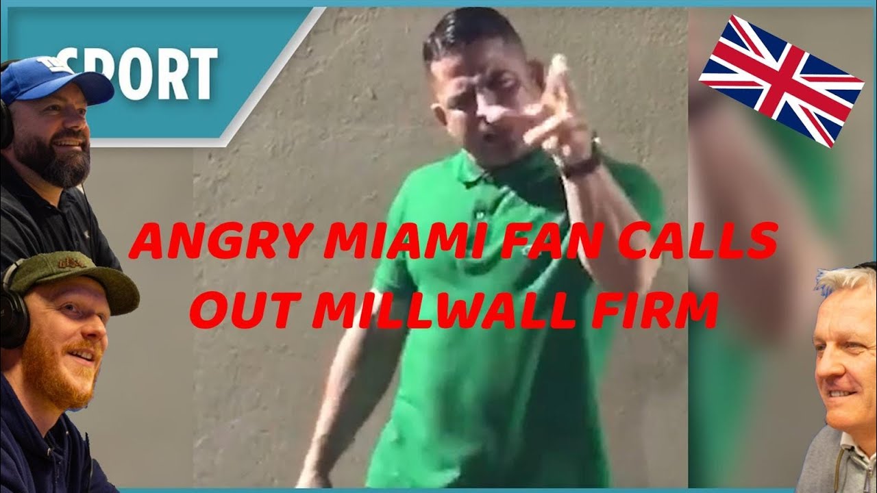 Angry Miami football fan calls out Millwall firm REACTION!! | OFFICE BLOKES REACT!!