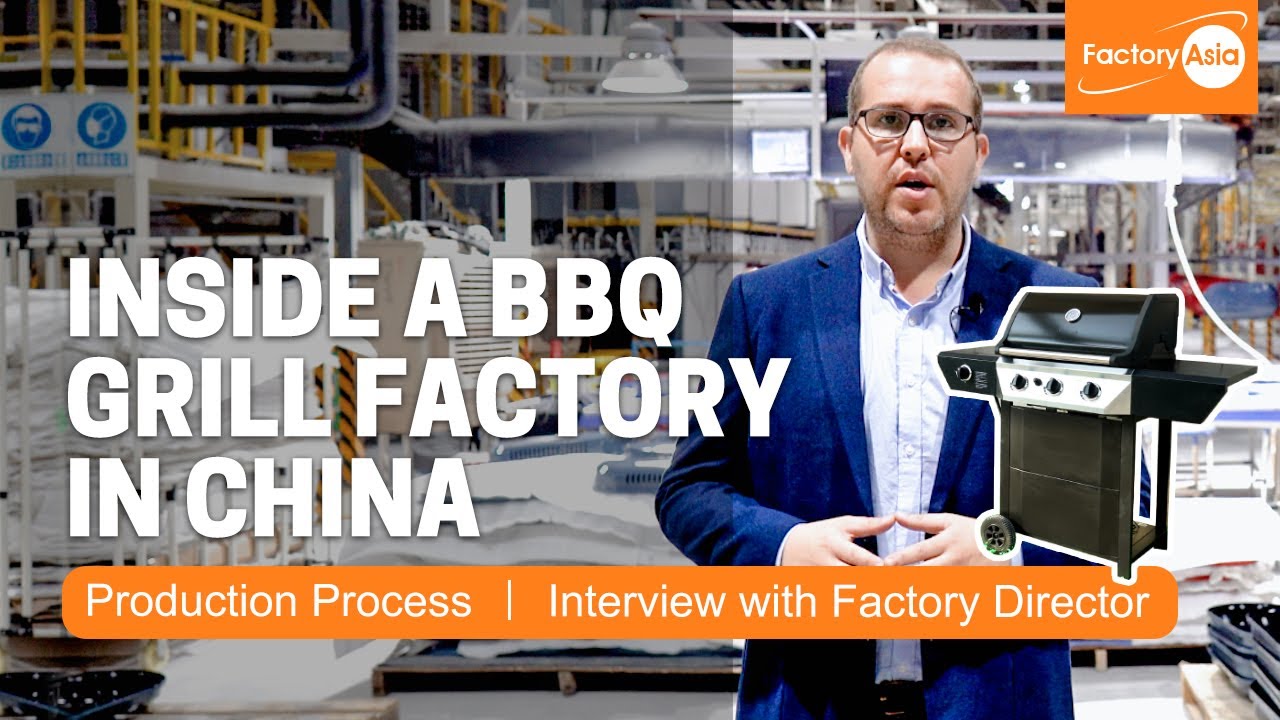 Inside a BBQ Grill Manufacturer in China | How Propane Gas Grills Are Made and Where They Come From