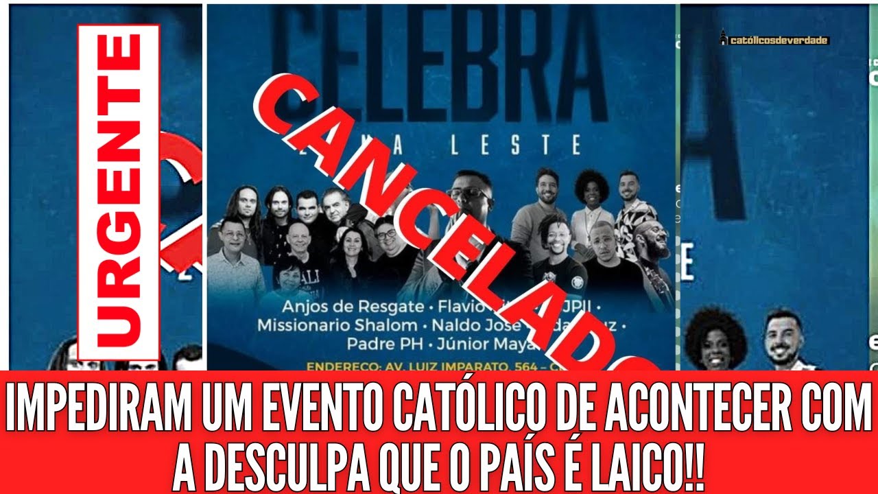 ABSURDO!! PROIBIRAM A PAR&Oacute;QUIA DE REALIZAR UM EVENTO CAT&Oacute;LICO!!!