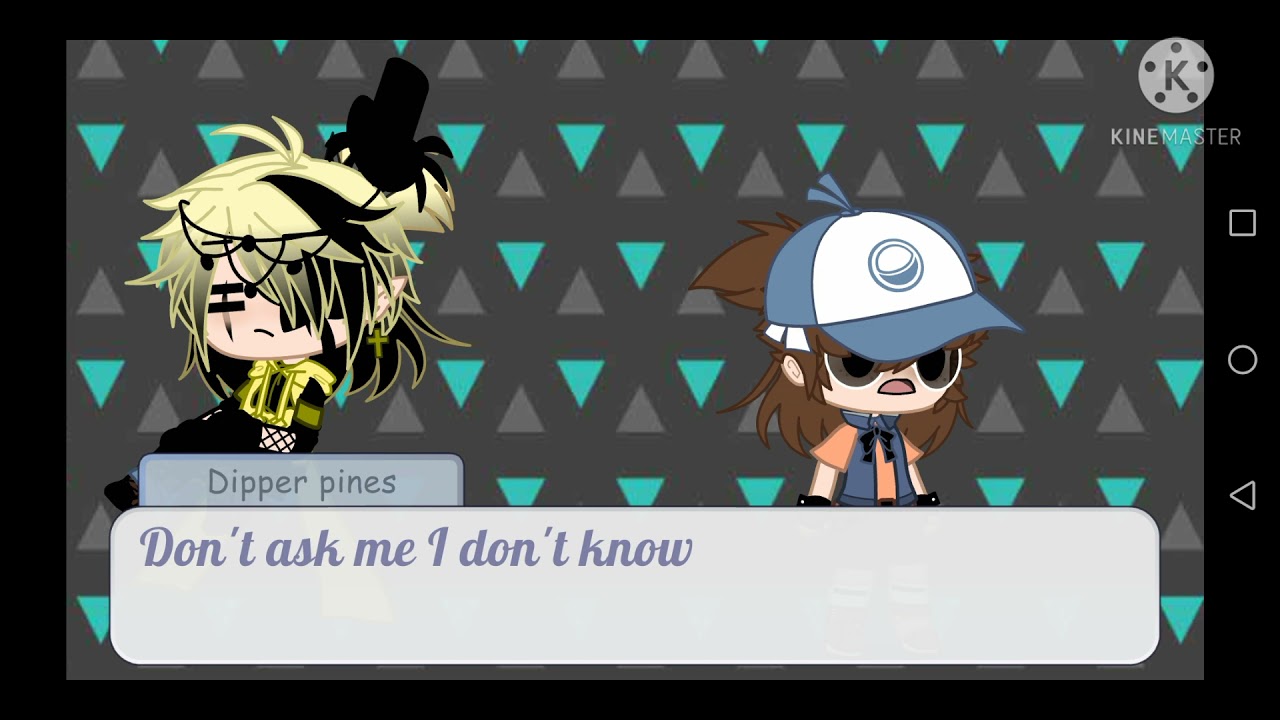 Dipper and Bill cipher stuck in a room gone wrong