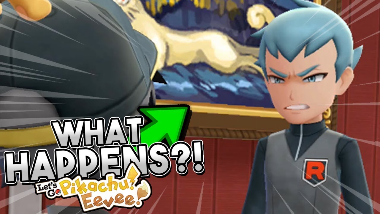 What Happens If You Go Back To The Team Rocket HQ In Pokemon Let's Go Pikachu & Eevee?