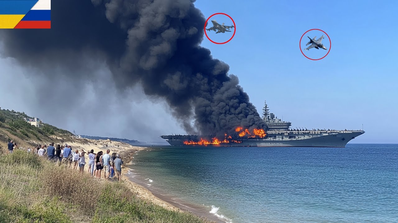 1 minute ago!  US F-35 fighter jet sank a North Korean ship carrying 15,000 troops to Russia.
