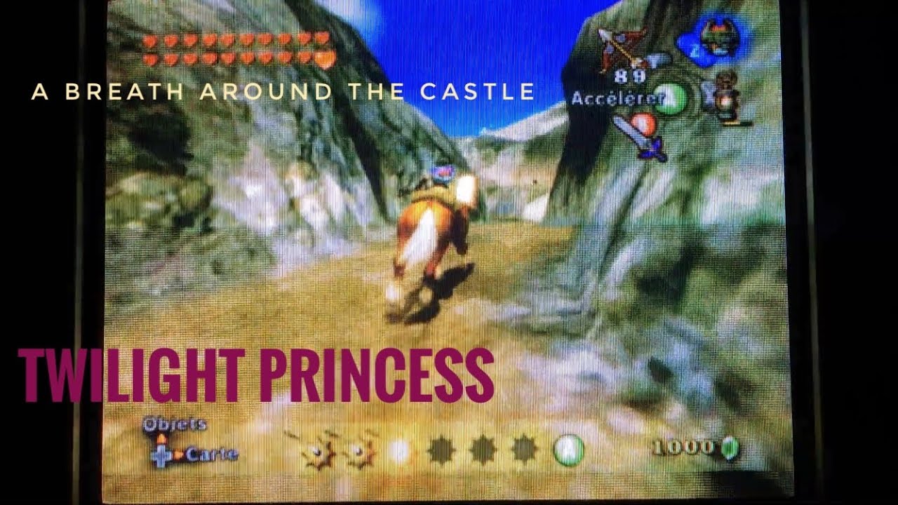 The Legend of Zelda: Twilight Princess. One breath around the castle.