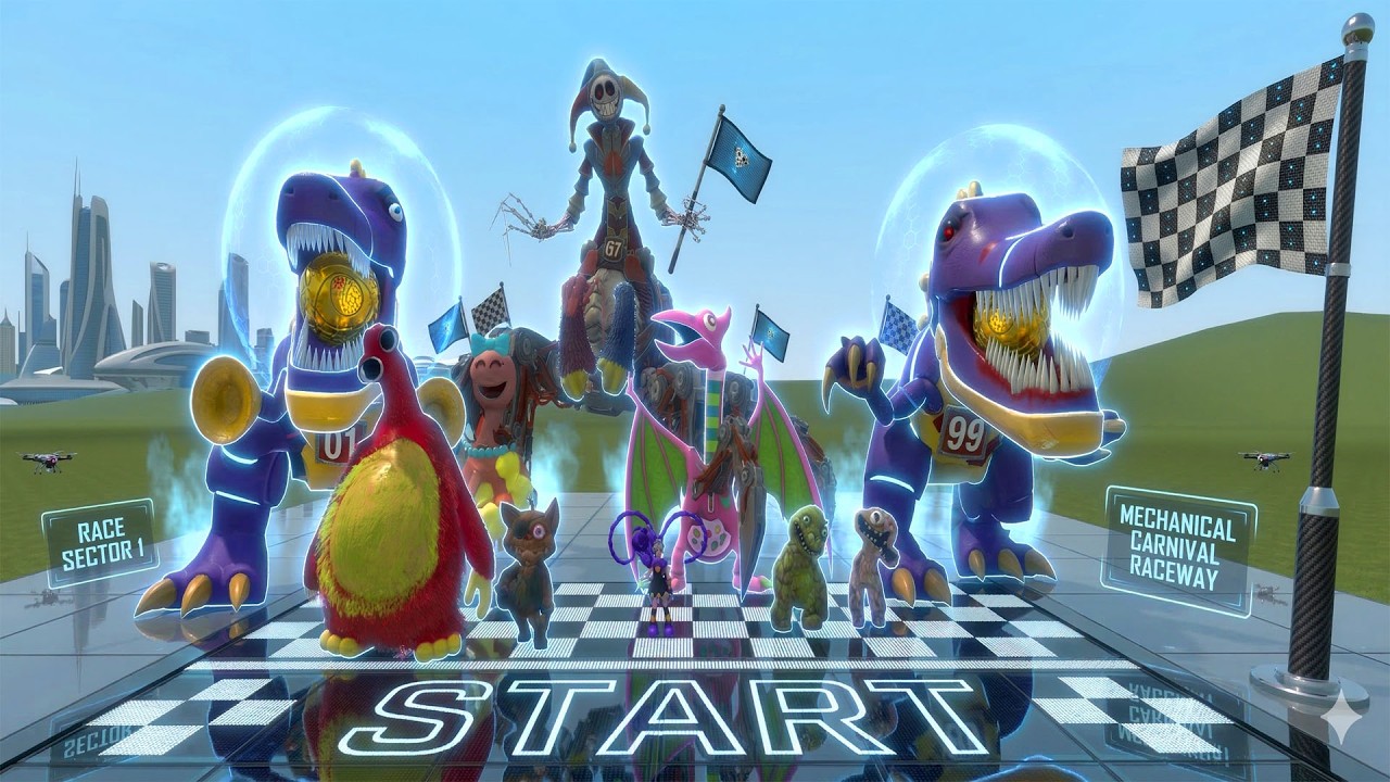 NEW PROTOTYPE 1006 POPPY PLAYTIME CHAPTER 5, SAXOSAURUS POPPY 4 IN Garry s Mod