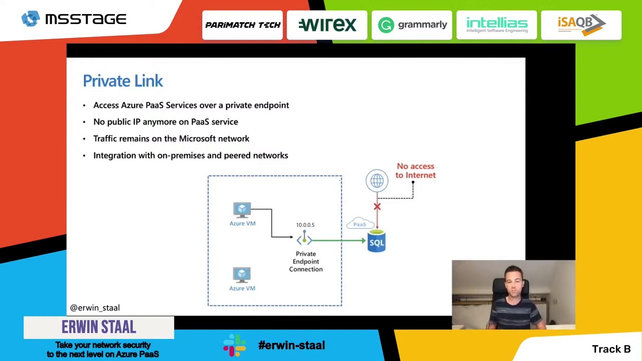 Erwin Staal | Take your network security to the next level on Azure PaaS
