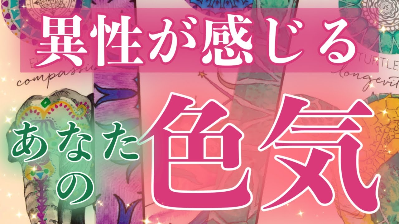 【※ある選択肢の方の呼び方を、3分ほど言い間違えております🙇】💕👫異性が感じるあなたの色気👫💕【タロット】【占い】【魅力】