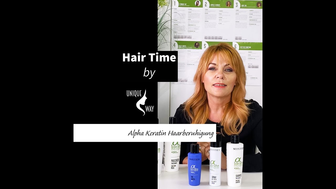 Schluss mit krausem Haar - Alpha Keratin Glättung / Behandlung von Selective Professional