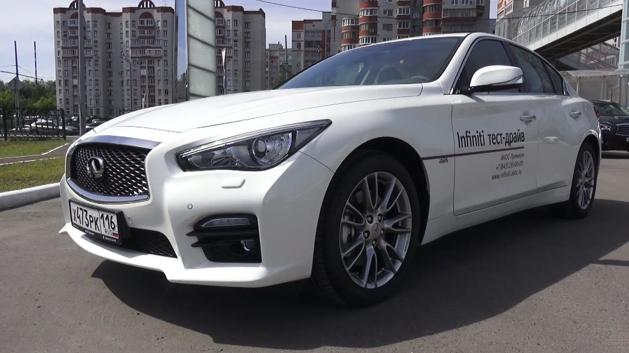 2016 Infiniti Q50 (V37). Обзор (интерьер, экстерьер, двигатель).
