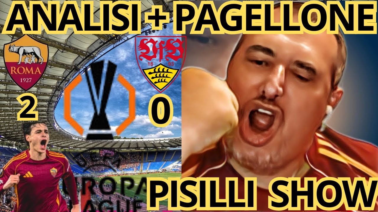 PAGELLONE + ROMA-STOCCARDA ANALISI  2-0 PISILLI SHOW