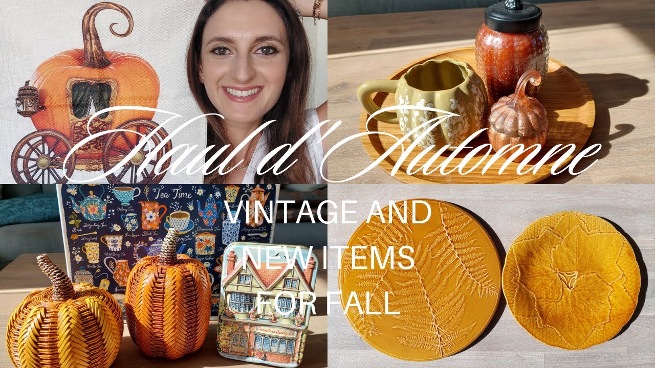 Haul Décoration d'Automne (Nouveautés et brocante) - Fall Decor: Flea Market and new Items !