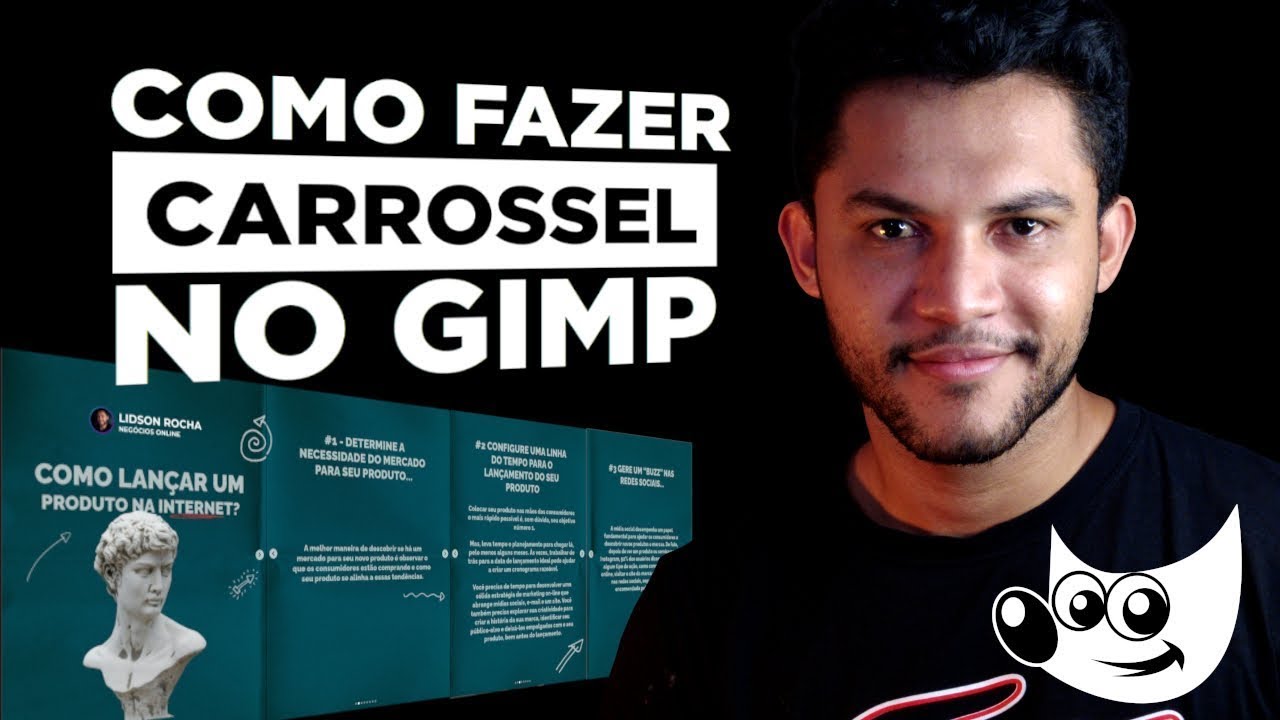 Como Fazer Um Conteúdo Em Carrossel Pro Instagram No Gimp Atualizado
